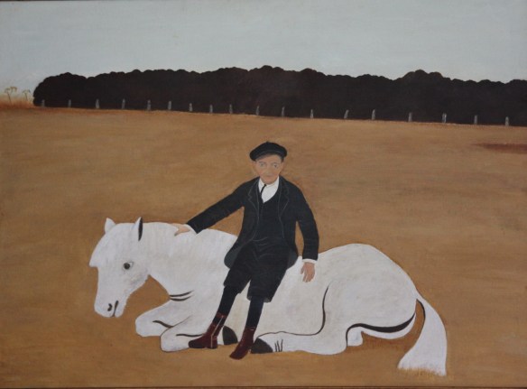 Alan Marshall with Horse, by Margo Knox