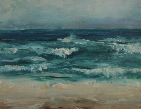 Sea Study, Joe Hannan, oil on canvas